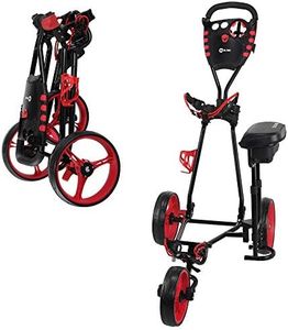 RAM Golf X-Pro Laser 3 Wheel Golf Pull Cart with Seat