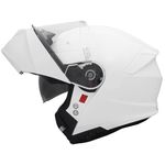 Zorax Safari White L (59-60cm) Double Visor Full Face Motorcycle Motorbike Helmet ECE 2206 Approved