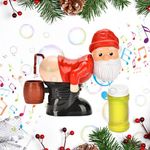 Funny Santa Bubble Blowing Machine, Christmas Funny Bubble Blowing Santa, Santa Claus Bubble Machine for Kids, Automatic Bubble Machine with Light & Music, Gifts for Christmas Parties (1PC)