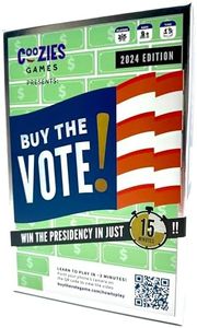 Coozies Games Buy The Vote! Easy Quick Card Game - Fun for Parents, Kids or Poly Students (2024 Edition)