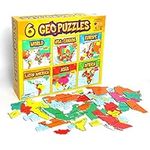 GeoToys — 6 GeoPuzzles Set in One B