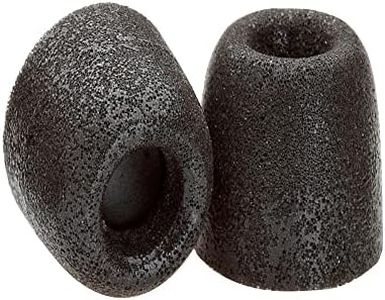 Comply Isolation Plus Tx-500 Foam Earphone Tips 3 Pairs, Black, Medium