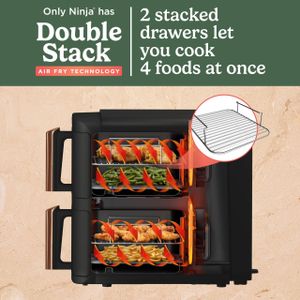 Ninja Double Stack XL Air Fryer – Large Capacity, Dual Zone