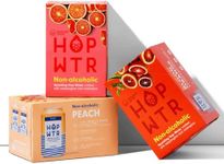 HOP WTR Sparkling Hop Water, Flavor Faves 36 Pack, Sugar Free, Low Carb Non Alcoholic Drinks, NA Beer, Adaptogen Drink, No Calories, Adaptogens & Nootropics for Added Benefits, 12 oz Cans