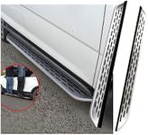 Running Boards Compatible with Sienna XL40 2021-2024 Aluminum Side Steps Nerf Bars Pedal, Black Dots