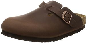 Birkenstock BOSTON Greased leather, Men's Clogs, Brown (Habana), 9 UK (43 EU)