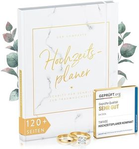 TWIVEE - Der kompakte Hochzeitsplaner - Wedding Planner - deutsch - über 120 Seiten - Organizer für Eure Trauung - Buch zur Hochzeit - Ideales Verlobungsgeschenk