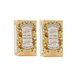 Panier des Sens - Orange Blossom Bar Soap - Moisturizing Scented Soap Bar - Natural Soap with Olive Oil - 97% Natural Ingredients - Vegan Friendly - Body & Hand Soap Bars 2x5.3 oz