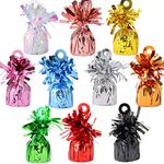 12pcs Heavy Balloon Weights Foil Tassle Cone 170g/pc Fountain Table Floor Helium Latex Balloon Weight Birthday Party Accessory, Weight-Silver