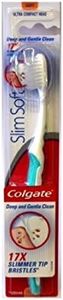 Colgate Slim Soft Ultra Compact Head Soft Adult Toothbrush | 12 Toothbrushes