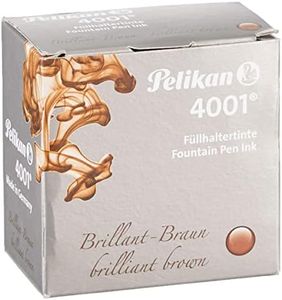 Pelikan 4001 Bottled Ink for Fountain Pens, Brilliant Brown, 30ml, 1 Each (311902)