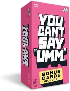 You Can't Say UMM: A Party Game for Family and Adults, Fast-Paced Family Word Game, Must Have for Game Night, Bonus Content Included