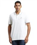 Jockey Men's Regular Fit Half Sleeved Polo T-Shirt 3911_White_XL