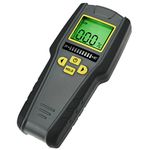 4-in-1 Pinless Moisture Meter, Digital LCD with Tricolor Bar Graph for Drywall, Masonry, Softwood and Hardwood w/Auto Calibration & Alarm