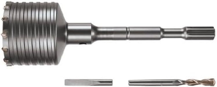 Bosch HC8040 3-916 In. x 12 In. Spline Rotary Hammer Core Bit, Drill Bits with Wave Design