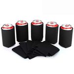 Beer Coozies for Cans, Horuhue 12 Pack Can Coolers 12 oz Neoprene Collapsible Can Beer Sleeves Great for Events,Custom DIY Projects