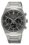 Seiko Stainless Steel Mens Sport Quartz Chronograph Watch Ssb455P1, Dial-Color:Grey