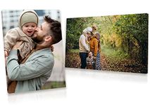 Edenpack Personalised Canvas Prints Beautiful Photos on Canvas Framed Custom Photo Canvas Print Gifts for Special Occasions Family and Pets (46x31cm (18x12inch))