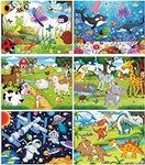 Puzzles for Kids Ages 4-6 4-8, Wood