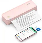 JADENS Pink Bluetooth Thermal Print