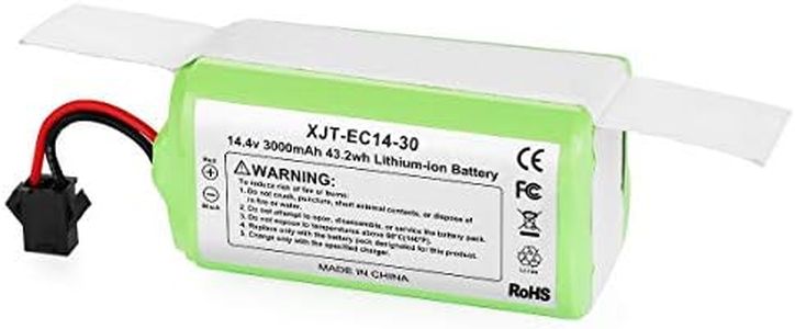 14.4v 3000mAh Battery Compatible with RoboVac 11, 11S, 11S Plus, 11S MAX, 12, 15C MAX, 15C, 30, 30C, 30C MAX, G10 Hybrid Robot Vacuum Cleaner, Replacement Battery for Ecovacs Deebot N79,N79S,DN622