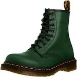 Dr. Martens Mens R11822207 1460 Industrial And Construction Shoe, Green Smooth - 6.5