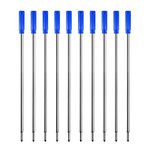 4.5 Inches (11.6cm) Replaceable Ballpoint Pen Refills Specially for ChaoQ Slim Series Stylus Pens (Pack of 10, Blue)