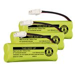 3-Pack iMah Ryme B6 BT183482 BT283482 Ni-MH Cordless Phone Battery for Vtech DS6401 DS6421 DS6422 DS6472 LS6405 LS6425 LS6426 LS6475 LS6476 89-1348-01 DECT 6.0 Home Handset Telephone