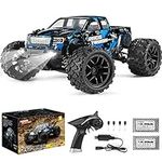 HABOXING RC Trucks Rampage, 4WD Off Road Trucks RC Cars 36km/h High Speed 1/18 Scale RTR All Terrain Waterproof Vehicle Monster Truck with Two Rechargeable Battery, RC Toys Gifts for Kids and Adults