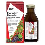 Salus Floradix Liquid Iron and Vitamins | Herbal Iron Supplement for Women, Men, and Children | Vegetarian, Dairy-Free & Non-GMO (250ml)