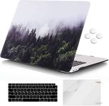 iCasso MacBook Air 13 inch Case 2020 2019 2018 Release A1932/A2179, Hard Shell Case Protective Cover and Keyboard Cover Only Compatible Newest MacBook Air 13'' with Touch ID Retina Display - Forest