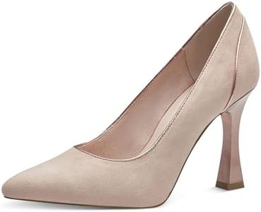 MARCO TOZZI Décolleté Donna con Tacco a Trapezio a Punta, Beige (Powder Comb), 40 EU