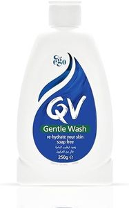 QV Gentle Wash (250g) Body Wash for Dry, Sensitive Skin, pH Balanced, Unscented, Soap Free Body Wash, Moisturising Soap alternative that lathers for Dry Skin, Eczema, Psoriasis, Dermatitis
