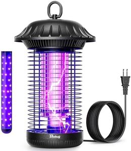 Buzbug LED Bug Zapper Indoor Outdoor, 10 Years Lifespan Lamp Sustainable Less Power, 6.5ft Power Cord, High-Voltage Mosquito Zapper, Fly Trap Mosquito Trap, Fly Killer Fly Zapper -MO008C