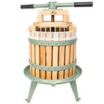 Easy Press™ 12L Apple Press for Fruit Cider Berry & Wine - 3x Free Press Bags, 4x Press Blocks & Double Handle - 3 Year Guarantee by Lacewing™ (12 Litre)