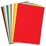 Baker Ross AG196 A3 Rainbow Colours Felt Sheet (Pack of 10) Assorted Rainbow Colour Felt Sheets For Kids