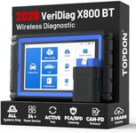 TOPDON VeriDiag X800 BT OBD2 Scanner, Bidirectional Scan Tool, All System Diagnostic Tool for All Vehicles with 34+ Reset, Wireless Diagnosis Tool, FCA/SFD Gateway, 2 Years Free Update