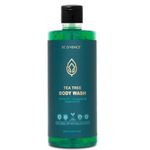 ST. D'VENCE Tea Tree Body Wash Shower Gel for Women & Men with Eucalyptus & Peppermint Oil | Anti Bacterial & Detan Body Wash - 500ml