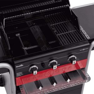 Char-Broil Gas2Coal 330 Hybrid 3-Burner BBQ Grill – Gas & Charcoal