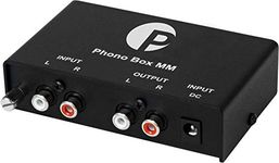 Pro-Ject Phono Box MM, Phono preamplifier with metal case and special low-noise ICs