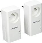 Netgear – PLP1200-100FRS Adapters – White White CPL 1000 Mbps