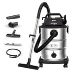 INALSA Wet and Dry Vacuum Cleaner for Home,35 LTR Capacity,1700 W, 22 kPa Suction,Blower Function,2 Yr Warranty, HEPA Filter, House Cleaning Machine,Industrial Vacuum Cleaner Heavy Duty(MasterVac 35)