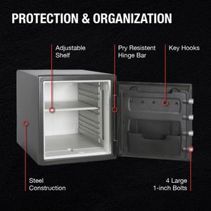 SentrySafe Fireproof Waterproof Safe, 34.8L – Secure Storage