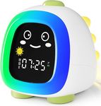 Kids Alarm Clock with Night Light OK to Wake Clock for Kids Stay in Bed Clock Sleep Training, Nap Timer Detect Cute Kids Room Decor, Gift Ideas for Kids Toddler Boy Girl