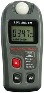 Leaton Digital Luxmeter/Digital Illuminance Light Meter lux meter with LCD Display(Range: 0.1~200,000 Lux Luxmeter, 0.01~20,000Fc)