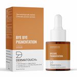 DERMATOUCH Bye Bye Pigmentation Serum | For Pigmentation, Dark Spots, Blemishes | For all skin types | For Both Men & Women | 18ml