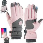 Snowboarding Gloves For Women Button