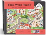 Time Warp Puzzle Mystery Jigsaw Puzzle 1000 Pieces for Adults Day Night Series - A Challenging, Difficult, Picture Changing Puzzle to Solve 26.625 x 19.25 in (Purrfect Party)