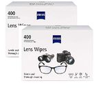 Pre-Moistened Lens Cleaning Wipes, 2 Cases (400 Count)