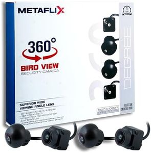 Metaflix 360° Car 4-Way Camera Kit 1080P - Full Surround View, Night Vision, Parking Assistance.